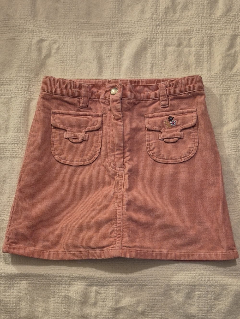 Gymboree girls size 7 pink corduroy skirt with shorts 2004 Vintage Chelsea Girl